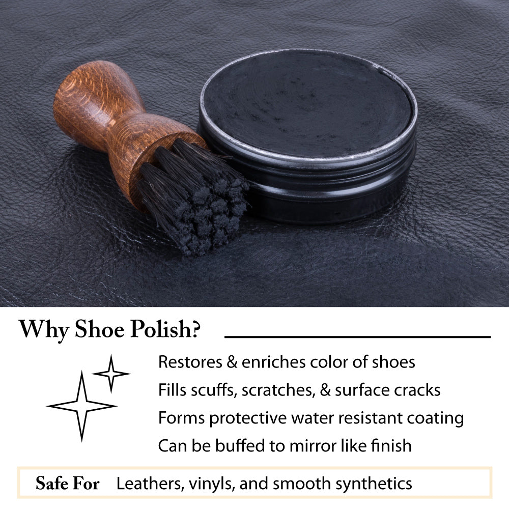 FootFitter Shoe Polish with Carnauba and Beeswax