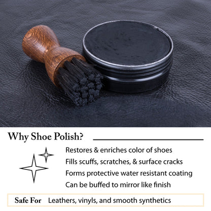FootFitter Shoe Polish with Carnauba and Beeswax
