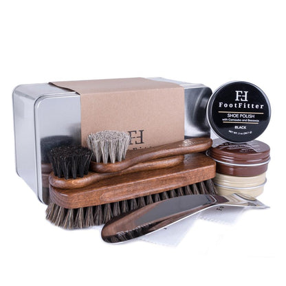 FootFitter Shoe Shine Brush & Polishing Set - Shoe Polish FootFitter 