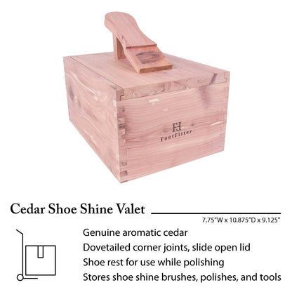 FootFitter Superior 8-Piece Shoe Shine Valet Set