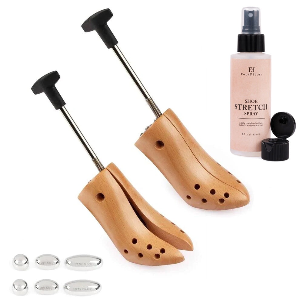 Pair of FootFitter Premium 3"- 6" High Heel Shoe Stretchers with Shoe Stretch Spray High Heel Stretcher FootFitter 